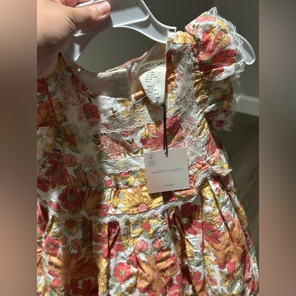 Floral Summer Girl Dress - Picture 16 of 16